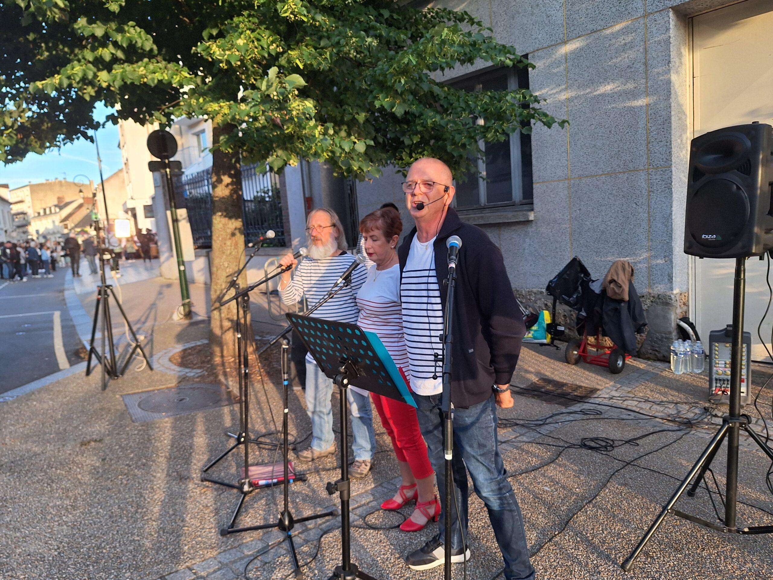 Chanteurs - fête de la musique - Rambouillet 2024